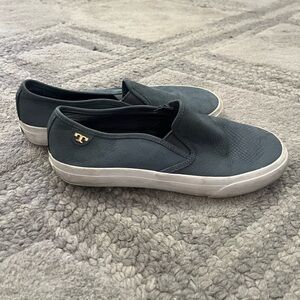 Tory Burch slip on sneakers style.